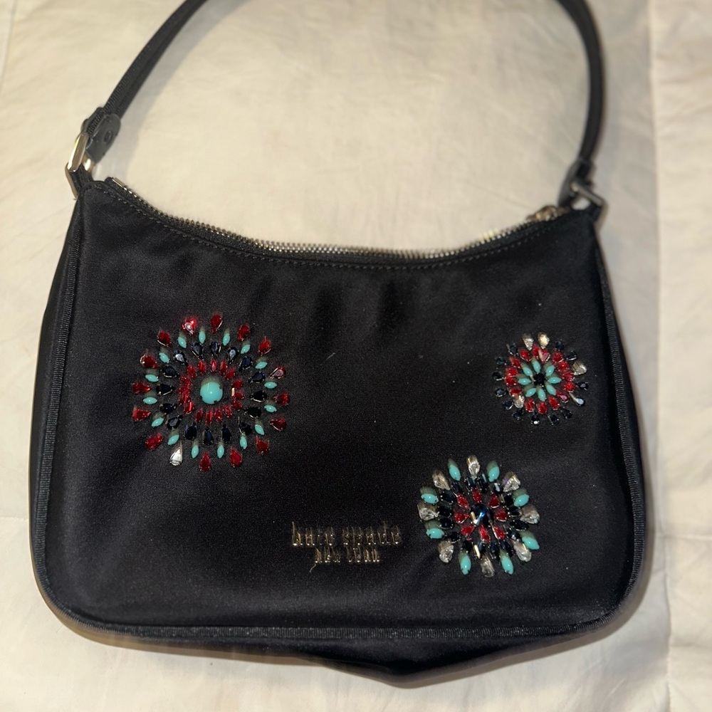 Kate spade pouchette shoulder bag gems stones